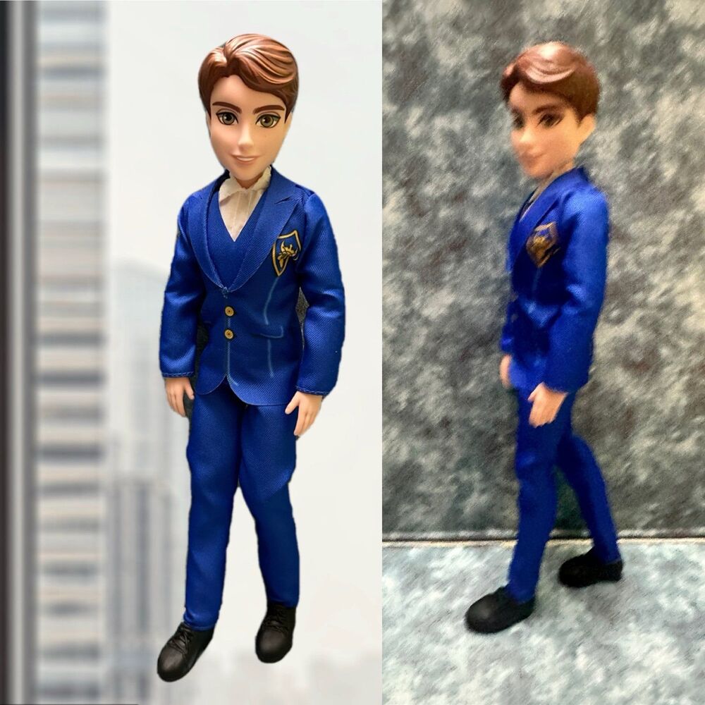 Disney Descendants Prince Ben Boy Doll in Royal Blue School Uniform